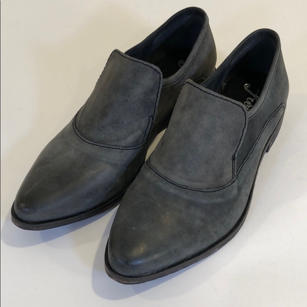 NWOT free people grey loafers shoes size 38